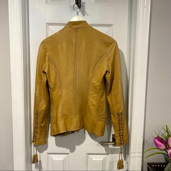 Stephen Butter Soft 100% Vera Pelle Tan Thin Leather Made in Italy (Size S)🌹 - Picture 5 of 16